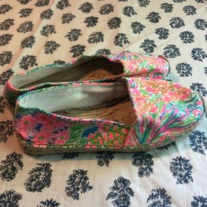NWOT Lilly Pulitzer espadrilles lover’s coral